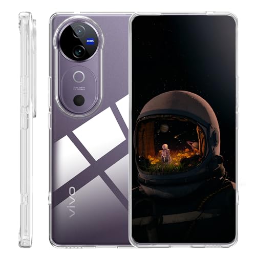 zZjoOoj Crystal Clear Case Compatible with vivo V40 5G Case,Shockproof, Scratch-Resistant, Ultra Thin Protective Case, Non-Yellowing Clear Soft Silicone TPU Mobile Phone Case - Transparent zZjoOoj Crystal Clear Case Compatible with vivo V40 5G Case,Shockproof, Scratch-Resistant, Ultra Thin Protective Case, Non-Yellowing Clear Soft Silicone TPU Mobile Phone Case - Transparent von zZjoOoj