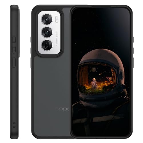 zZjoOoj Hülle for Oppo Reno 12 Pro,Matt Transparent,Shockproof Protective Case, Non-Slip Matte Hard Back, Extra Thin, Scratch-Resistant Mobile Phone Case for Oppo Reno 12 Pro,Matt Schwarz zZjoOoj Hülle for Oppo Reno 12 Pro,Matt Transparent,Shockproof Protective Case, Non-Slip Matte Hard Back, Extra Thin, Scratch-Resistant Mobile Phone Case for Oppo Reno 12 Pro,Matt Schwarz von zZjoOoj