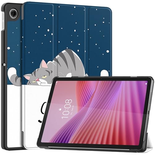 zZjoOoj Hülle für Lenovo Tab 2025 10.1 Inches (TB-311FU/TB-311XU) Tablette Case,Ultradünn leicht Schutzhülle Case mit Standfunktion und Auto Schlaf/Wach Funktion,Good Night von zZjoOoj