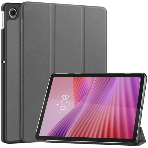 zZjoOoj Hülle für Lenovo Tab 2025 10.1 Inches (TB-311FU/TB-311XU) Tablette Case,Ultradünn leicht Schutzhülle Case mit Standfunktion und Auto Schlaf/Wach Funktion,Grey von zZjoOoj