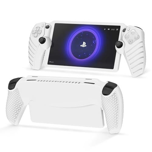 zZjoOoj Hülle für Playstation Portal/PS Portal/PS5 Portal(2023),Weiche Silikon Schutzhülle Case-White von zZjoOoj