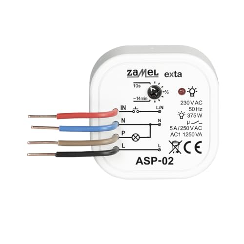 Zamel ASP-02 Treppenlichtzeitschalter Einbau 230V von zaMel