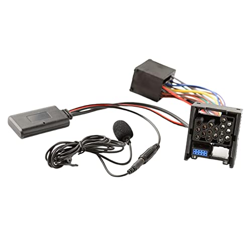 zalati Audio AUX Wireless Bluetooth Kabel Adapter W/Mikrofon für BMW E46 3er Serie 2002-06 von zalati