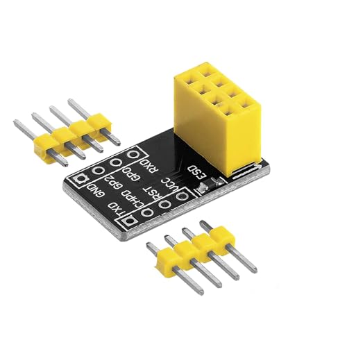 zalati ESP8266-01 ESP-01S Breakout Breadboard Adapter WiFi Serial Transceiver Modul ESP8266 Kompatibel mit Raspberry Pi 5 Stück von zalati