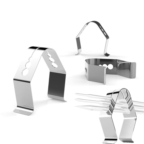 zalati Grill-Thermometer-Sondenhalter, 4 Stück, Thermometer-Sondenständer mit Löchern in 3 Größen, zum Ablesen der Umgebungstemperatur beim Grillen von Fleisch zalati Grill-Thermometer-Sondenhalter, 4 Stück, Thermometer-Sondenständer mit Löchern in 3 Größen, zum Ablesen der Umgebungstemperatur beim Grillen von Fleisch von zalati