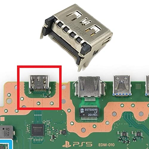 zalati HDMI Port Socket Ersatz Jack Stecker Stecker Stecker kompatibel mit PS5 Konsole von zalati