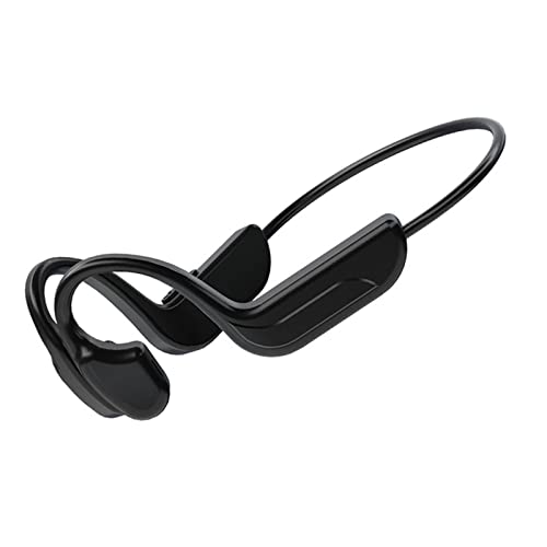 zalati Knochenleitungskopfhörer Open-Ear-Kopfhörer Bluetooth 5.0 IPX5 Kabellos Sport läuft Nicht-Ohr-Typ für das Fitnessstudio - Schwarz von zalati