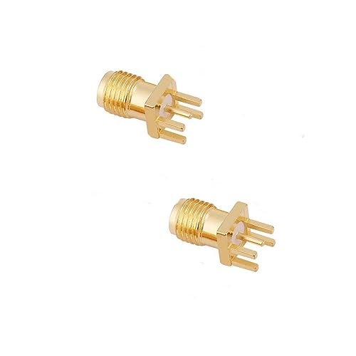 zalati SMA-Buchsenstecker, 10 Stück, weiblicher Sockel, Buchse, PCB-Montageadapter, 50 Ohm, HF-Stecker, Messing, Außenschraube, Innenloch, Ablenkwinkel zalati SMA-Buchsenstecker, 10 Stück, weiblicher Sockel, Buchse, PCB-Montageadapter, 50 Ohm, HF-Stecker, Messing, Außenschraube, Innenloch, Ablenkwinkel von zalati