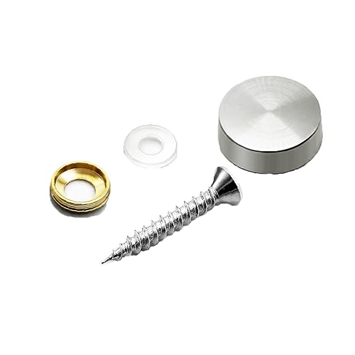 zalati Set Schrauben 12pcs Spiegel Schrauben Standoff Wandbefestigungen mit Kupfer Unterlegscheiben für Glas Spiegel Billboards Bilderrahmen Zeichen Displays -16 mm zalati Set Schrauben 12pcs Spiegel Schrauben Standoff Wandbefestigungen mit Kupfer Unterlegscheiben für Glas Spiegel Billboards Bilderrahmen Zeichen Displays -16 mm von zalati