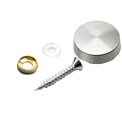 zalati Set Schrauben 12pcs Spiegel Schrauben Standoff Wandbefestigungen mit Kupfer Unterlegscheiben für Glas Spiegel Billboards Bilderrahmen Zeichen Displays -20 mm zalati Set Schrauben 12pcs Spiegel Schrauben Standoff Wandbefestigungen mit Kupfer Unterlegscheiben für Glas Spiegel Billboards Bilderrahmen Zeichen Displays -20 mm von zalati