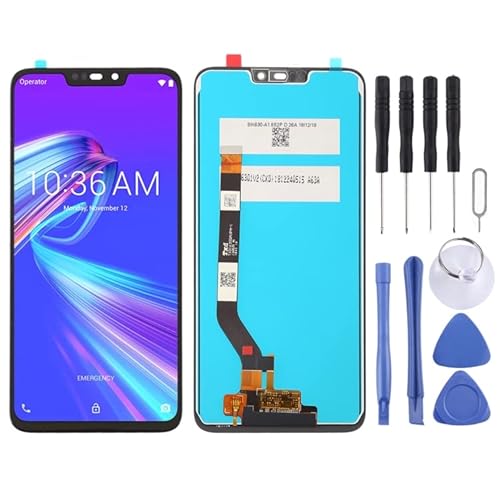 Mobiltelefon -LCD -Anzeige OEM LCD -Bildschirm für für for ASUS Zenfone max (M2) ZB633KL / ZB632KL mit Digitalisierer Vollbaugruppe (schwarz) Reparaturteil von zaorunjs phone Accessories