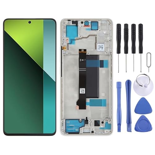 Mobiltelefon -LCD -Anzeige Fr for Xiaomi Redmi Hinweis 13 Pro 5G AMOLED MATERIAL LCD -Bildschirm Digitalisierer Vollstndiger Baugruppe mit Rahmen Reparaturteil von zaorunjs phone Accessories