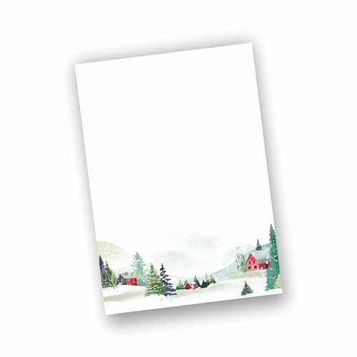 Briefpapier Winterland DIN A5 I 100 Blatt von zartbesaitet.com Schöne Produkte aus Papier