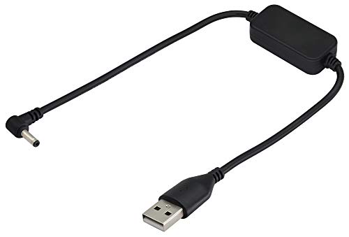 zdyCGTime USB 2.0 Männlich auf 90° 3,5 * 1,35 mm Männlich Ellbogen Boost-Kabel,DC-Fassbuchse 5V-Kabel,Gelten Tischlampe,Ventilator,Router und andere kleine elektronische Geräte.(0,3m/1Stück) von zdyCGTime