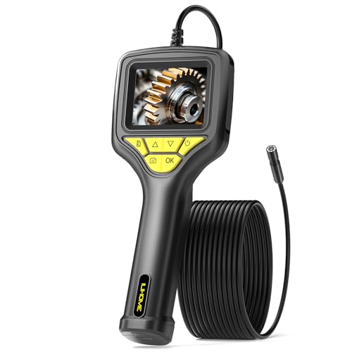 Z35 ILIHOME Endoskopkamera mit Licht 10m, 1080P HD Inspektionskamera, 2.8 Zoll IPS Bildschirm Kanalkamera Rohrkamera Schlangenkamera Hausinspektion Werkzeug von zealtron