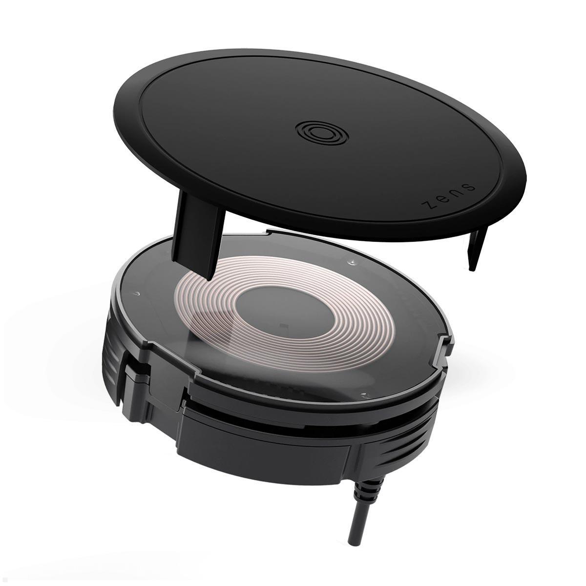 Zens PuK 3 ZETC07N-B Wireless Charger 15W mit Abdeckung, schwarz von zens