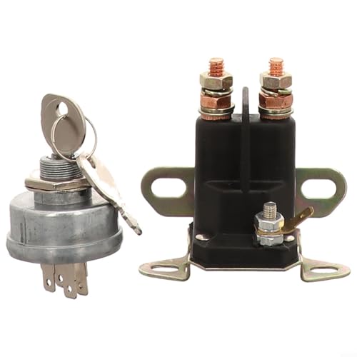 Magnetisches Zündschloss und Schalter-Set für Rasenmäher, geeignet für Bolens, Solo und andere von zeroupshop