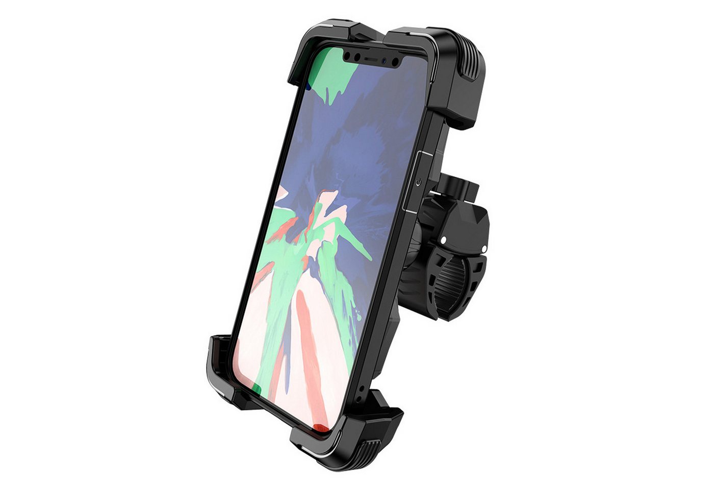 zggzerg Handyhalter für Motorrad Fahrrad 360 Drehung iPhone Samsung Smartphone Handy-Halterung, (bis 7,00 Zoll, Für iPhone / Samsung / Huawei / XIAOMI Serie Telefon, 360° Verstellbare) von zggzerg