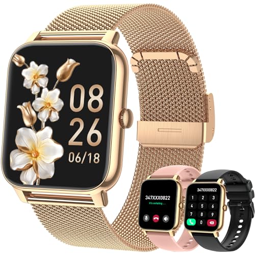 Smartwatch Damen Fitnessuhr Armbanduhr mit Telefonfunktion: Wasserdicht Fitness tracker Herren Bluetooth Anruf Smart Watch mit Herzfrequenz Schlafmonitor Schrittzähler Sportuhr Uhren für Android iOS Smartwatch Damen Fitnessuhr Armbanduhr mit Telefonfunktion: Wasserdicht Fitness tracker Herren Bluetooth Anruf Smart Watch mit Herzfrequenz Schlafmonitor Schrittzähler Sportuhr Uhren für Android iOS von zhizhi