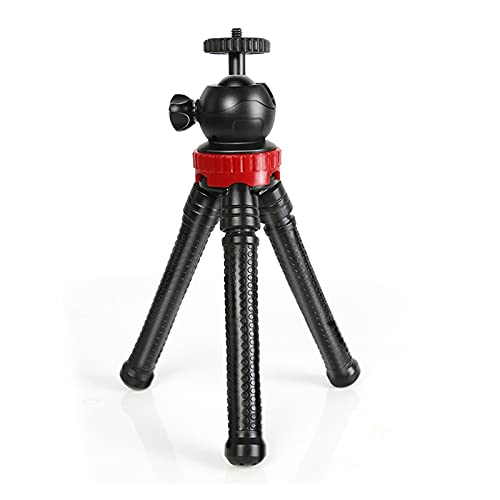 Ausziehbarer Projektor Projektorhalterung, Mini-Stativ, Projektorhalterung mit um 360 Grad drehbaren Köpfen, Halterung mit Metallkugelkopf for Kamera (schwarz) Projektor-Wandhalterung von zhongqunli