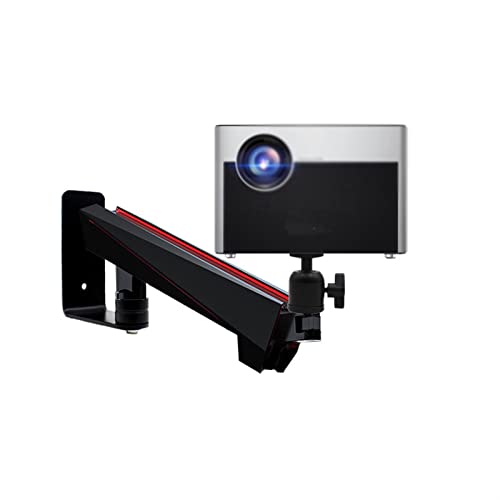 Ausziehbarer Projektor Projektorregal Micro Universal Projector Wall Mount Rack Wohnzimmer Schlafzimmer Konferenzraum rotierende Hochleistungs-Projektorregal einstellbar Projektor-Wandhalterung von zhongqunli