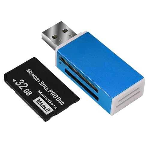 ZHONGSIR Original 32 GB Speicherstick Pro Duo MARK2, High-Speed-Speicherstick Duo, kompatibel mit PSP1000 2000 3000 Zubehör und Digitalkamera-Speicherkarten von zhongsir