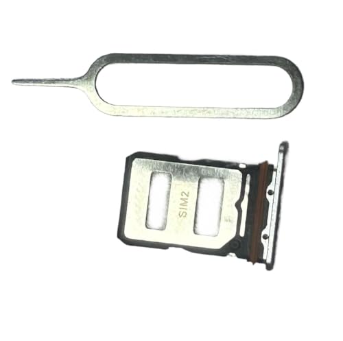 zhxchzhi OEM Dual-SIM-Kartenhalter Solt+Pin, kompatibel mit Xiaomi 14T Teilen, Silber zhxchzhi OEM Dual-SIM-Kartenhalter Solt+Pin, kompatibel mit Xiaomi 14T Teilen, Silber von zhxchzhi