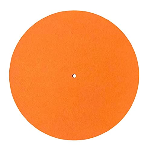 zijianZZJ Plattenspieler-Matte, Filz-Slipmat für Schallplattenspieler, Anti-Vibration, 30,5 cm, Orange zijianZZJ Plattenspieler-Matte, Filz-Slipmat für Schallplattenspieler, Anti-Vibration, 30,5 cm, Orange von zijianZZJ