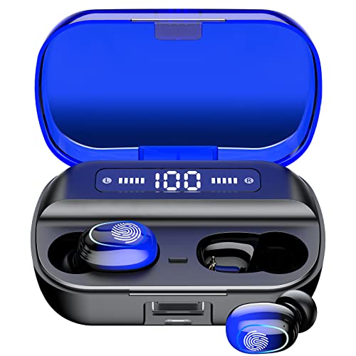 Bluetooth Kopfhörer In Ear, Kopfhörer Kabellos Bluetooth 5.2 HiFi Stereoklang, IPX7 Wasserdicht Kabellose Kopfhörer Touch Control, Wireless Kopfhörer, Eingebautes Mikrofon,für Arbeit, Zuhause, Büro von zivsivc