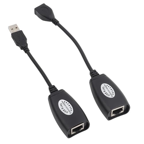USB Extension Adapter USB to RJ45 Extender,RJ45 Cable Extension Cable USB Extender Over Cat5/Cat6 Cable for Cat5, RJ45 Cat6 von zlsadon