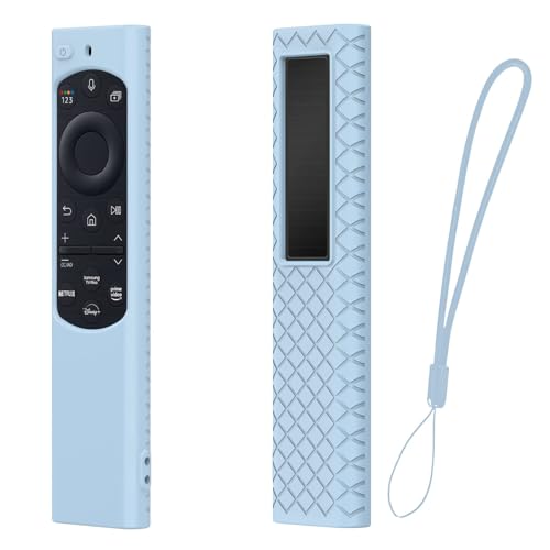 zoerbufan Fernbedienungshülle Kompatibel Mit Samsung Fernbedienung BN59 Serie, SolarCell Smart TV Fernbedienung für Samsung Remote Control 2022 (Blau) von zoerbufan