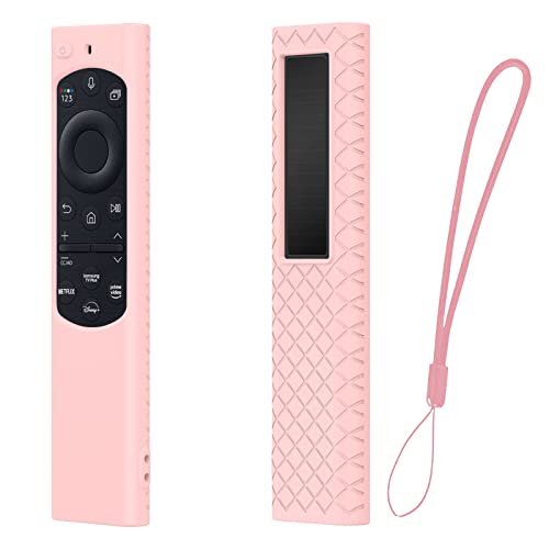 zoerbufan Fernbedienungshülle Kompatibel Mit Samsung Fernbedienung BN59 Serie, SolarCell Smart TV Fernbedienung für Samsung Remote Control 2022 (Rosa) von zoerbufan