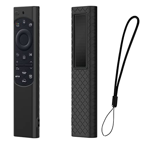 zoerbufan Fernbedienungshülle Kompatibel Mit Samsung Fernbedienung BN59 Serie, SolarCell Smart TV Fernbedienung für Samsung Remote Control 2022 (Schwarz) von zoerbufan