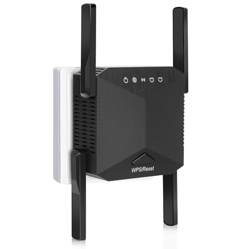 WLAN Verstärker 1200Mbit/s WiFi Repeater,Dualband 5GHz & 2.4GHz WLAN Repeater mit WPS,WiFi Internet Verstärker Kompatibel Allen Geräten,WiFi Range Extender Mit LAN/WAN Port WLAN Verstärker 1200Mbit/s WiFi Repeater,Dualband 5GHz & 2.4GHz WLAN Repeater mit WPS,WiFi Internet Verstärker Kompatibel Allen Geräten,WiFi Range Extender Mit LAN/WAN Port von zoeyzoey