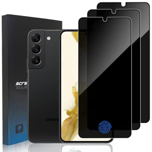zonyee 3 Stück Sichtschutzfolie für Samsung Galaxy S22 6.1", 9H Härte Anti-Spähen Sichtschutz Schutzfolie Samsung Galaxy S22 Blickschutz Folie Kratzfest Panzerfolie, Fingerabdrucksensor Kompatible zonyee 3 Stück Sichtschutzfolie für Samsung Galaxy S22 6.1", 9H Härte Anti-Spähen Sichtschutz Schutzfolie Samsung Galaxy S22 Blickschutz Folie Kratzfest Panzerfolie, Fingerabdrucksensor Kompatible von zonyee
