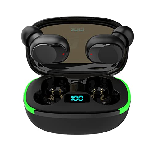 Bluetooth Kopfhörer, Kopfhörer Kabellos 5.3 HiFi Stereoklang, In-Ear kopfhörer Bluetooth mit Mic, mit LED-Stromanzeige, IPX4 wasserdicht, Button Control für Arbeit/Sport Bluetooth Kopfhörer, Kopfhörer Kabellos 5.3 HiFi Stereoklang, In-Ear kopfhörer Bluetooth mit Mic, mit LED-Stromanzeige, IPX4 wasserdicht, Button Control für Arbeit/Sport von zonyee