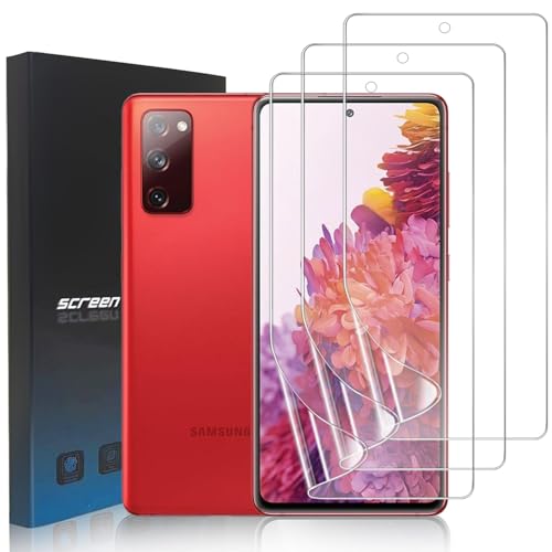 zonyee 3 Stück Schutzfolie Kompatibel mit Samsung Galaxy S20 FE 5G, Klar HD Weich TPU Folie [Nicht-Glas] Displayschutzfolie für Samsung Galaxy S20 FE - Kratzfest, Anti-Öl, Anti-Blasen von zonyee