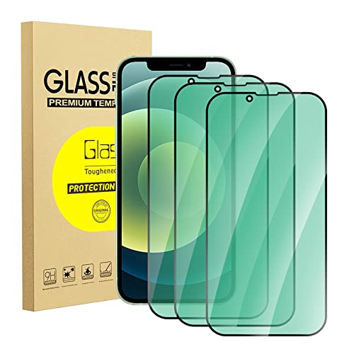 zonyee 3 Stück Schutzfolie Kompatibel mit iPhone 12 6,1 Zoll, HD Anti-Blaulicht Gehärtetem Glas Displayschutzfolie Grünlicht-Augenschutz 9H Härte Full Screen Folie zonyee 3 Stück Schutzfolie Kompatibel mit iPhone 12 6,1 Zoll, HD Anti-Blaulicht Gehärtetem Glas Displayschutzfolie Grünlicht-Augenschutz 9H Härte Full Screen Folie von zonyee