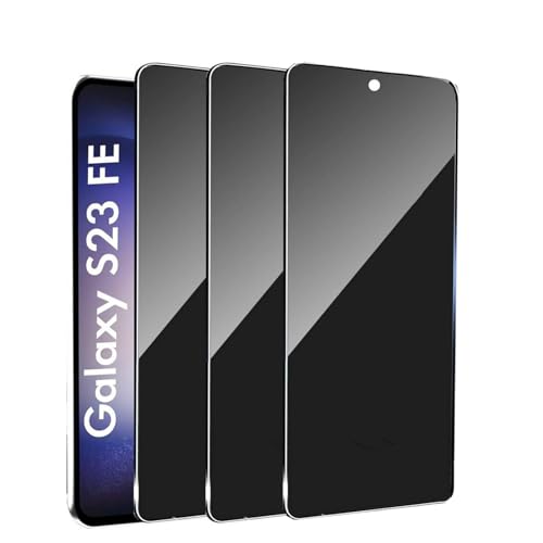 zonyee 3 Stück Sichtschutz Schutzfolie für Samsung Galaxy S23 FE, Anti-Spy Displayschutzfolie, Privatsphäre Sichtschutzfolie 9H Härte Gehärtetes Glas Blickschutzfolie - Scratch Resistant zonyee 3 Stück Sichtschutz Schutzfolie für Samsung Galaxy S23 FE, Anti-Spy Displayschutzfolie, Privatsphäre Sichtschutzfolie 9H Härte Gehärtetes Glas Blickschutzfolie - Scratch Resistant von zonyee
