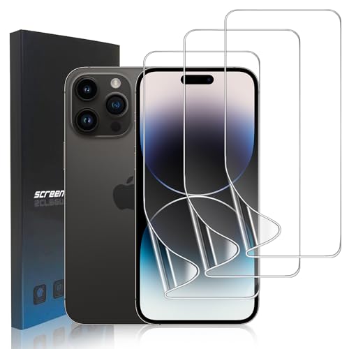 zonyee 3 Stück TPU Schutzfolie Kompatibel mit iPhone 14 Pro, Klar HD Weiche TPU Folie Displayschutzfolie für iPhone 14 Pro - Hohe Empfindlichkeit, Kratzfest, Anti-Öl, Anti-Blasen zonyee 3 Stück TPU Schutzfolie Kompatibel mit iPhone 14 Pro, Klar HD Weiche TPU Folie Displayschutzfolie für iPhone 14 Pro - Hohe Empfindlichkeit, Kratzfest, Anti-Öl, Anti-Blasen von zonyee