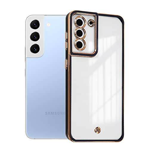 zonyee Hülle für Samsung Galaxy S22, Galvanisierte Weiche TPU Schutzhülle kompatibel mit Samsung Galaxy S22, Kameraobjektivschutz und Stoßfeste Hülle zonyee Hülle für Samsung Galaxy S22, Galvanisierte Weiche TPU Schutzhülle kompatibel mit Samsung Galaxy S22, Kameraobjektivschutz und Stoßfeste Hülle von zonyee