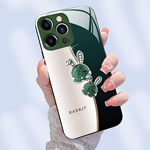 zonyee Hülle für iPhone 14 Pro Max mit Kaninchendesign, Handyhülle mit Kameraschutz Kompatibel mit iPhone 14 Pro Max Hülle, Patchwork Farbdesign Hülle Rundumschutz-Grün zonyee Hülle für iPhone 14 Pro Max mit Kaninchendesign, Handyhülle mit Kameraschutz Kompatibel mit iPhone 14 Pro Max Hülle, Patchwork Farbdesign Hülle Rundumschutz-Grün von zonyee