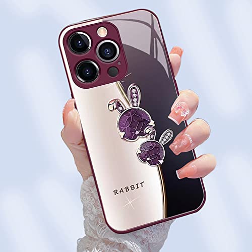 zonyee Hülle für iPhone 14 Pro Max mit Kaninchendesign, Handyhülle mit Kameraschutz Kompatibel mit iPhone 14 Pro Max Hülle, Patchwork Farbdesign Hülle Rundumschutz-Lila zonyee Hülle für iPhone 14 Pro Max mit Kaninchendesign, Handyhülle mit Kameraschutz Kompatibel mit iPhone 14 Pro Max Hülle, Patchwork Farbdesign Hülle Rundumschutz-Lila von zonyee