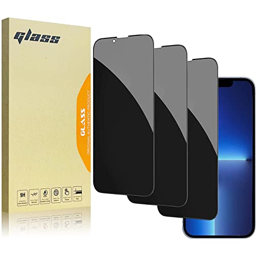 zonyee 3 Stück Sichtschutzfolie für iPhone 13 Pro Max, Full Screen Blickschutzfolie Privatsphäre Sichtschutz Schutzfolie, 9H Härte Anti-Spähen Gehärtetes Glas Displayschutzfolie für iPhone 13 Pro Max zonyee 3 Stück Sichtschutzfolie für iPhone 13 Pro Max, Full Screen Blickschutzfolie Privatsphäre Sichtschutz Schutzfolie, 9H Härte Anti-Spähen Gehärtetes Glas Displayschutzfolie für iPhone 13 Pro Max von zonyee