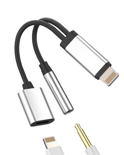 zoyuzan Adapter 3,5 Klinke Kopfhörer 2 in 1 Lightning Ladegerät Stecker Splitter Aux Kabel für Apple iPhone 14 13 12 11 Pro Max 7 8 Plus XS XR X SE zoyuzan Adapter 3,5 Klinke Kopfhörer 2 in 1 Lightning Ladegerät Stecker Splitter Aux Kabel für Apple iPhone 14 13 12 11 Pro Max 7 8 Plus XS XR X SE von zoyuzan
