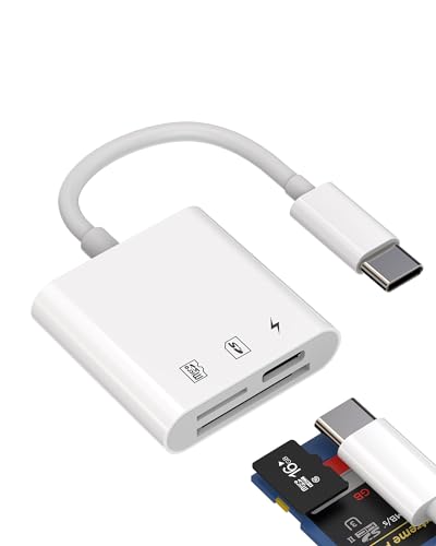 Adapter USB C Kartenleser SD Micro SD Ladegerät 3in1 für Apple Macbook für Iphone15 Pro Max für Ipad Kompatibel mit Samsung Mehrfachsteckdose Card Reader Hub Docking Station PC Computer Zubehör Adapter USB C Kartenleser SD Micro SD Ladegerät 3in1 für Apple Macbook für Iphone15 Pro Max für Ipad Kompatibel mit Samsung Mehrfachsteckdose Card Reader Hub Docking Station PC Computer Zubehör von zoyuzan