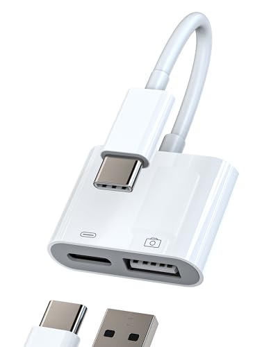 Adapter USB C auf USB Ladegerät Typ C Buchse Kabel für Apple iPhone15 Pro Max Macbook Air für iPad Kompatibel mit Samsung Netzteil Ladegerät Splitter Stick Maus Jack Zubehör von zoyuzan