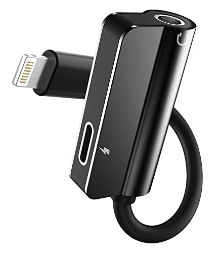 Lightning auf 3.5mm Kopfhörer Und Laden Cable Klinke Adapter(2in1)für Apple MFI Certified Auto AUX Audio Jack Kabel Splitter für iPad Headphone Anschluss Konverter Ladegerät für Apple 14 13 12 Pro Max von zoyuzan