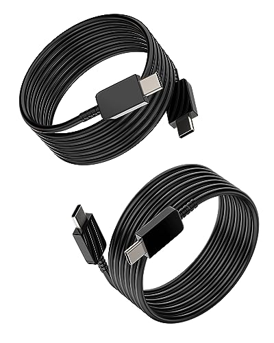 USB-Kabel C auf USBC, 25 W, Schnellladung, 2 m, USB-C Mini Typ C, Verlängerungskabel, Thunderbolt 4 Klinke, Ladegerät, kompatibel mit Samsung A13 S20 FE S10 S9 A51 Apple MacBook Pro Air iPad von zoyuzan