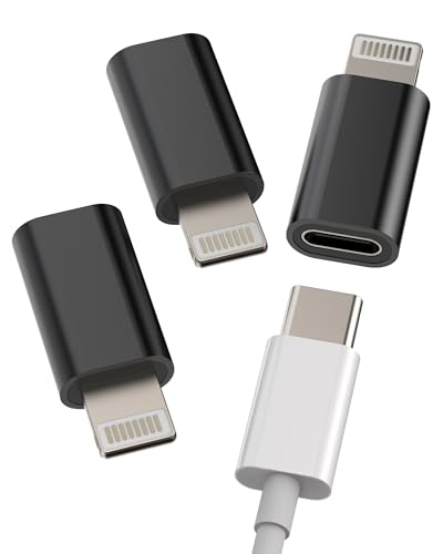 USB C Female auf Lightning Stecker Charging Adapter(3 Stück) für iPhone14 Ladekabel Type-c Klinke Buchse für Apple MFI Certified Devices Pd Power Data Sync Converter Zubehör für iPad Charger 3Pack USB C Female auf Lightning Stecker Charging Adapter(3 Stück) für iPhone14 Ladekabel Type-c Klinke Buchse für Apple MFI Certified Devices Pd Power Data Sync Converter Zubehör für iPad Charger 3Pack von zoyuzan